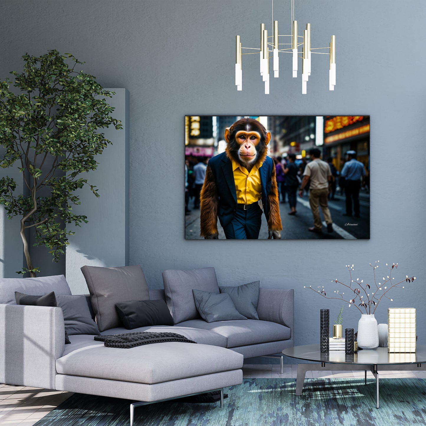 Urban Chic Monkey Wall Art