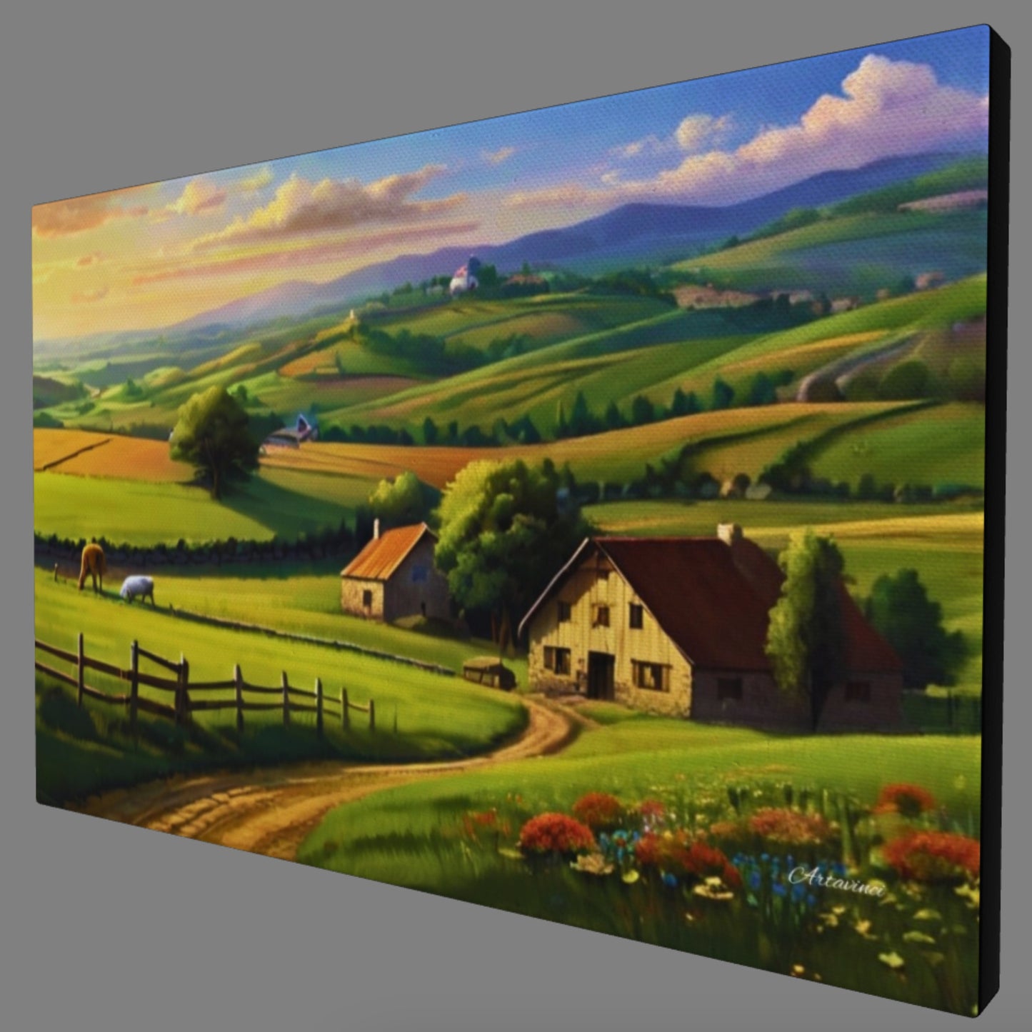 Countryside Canvas Wall Art