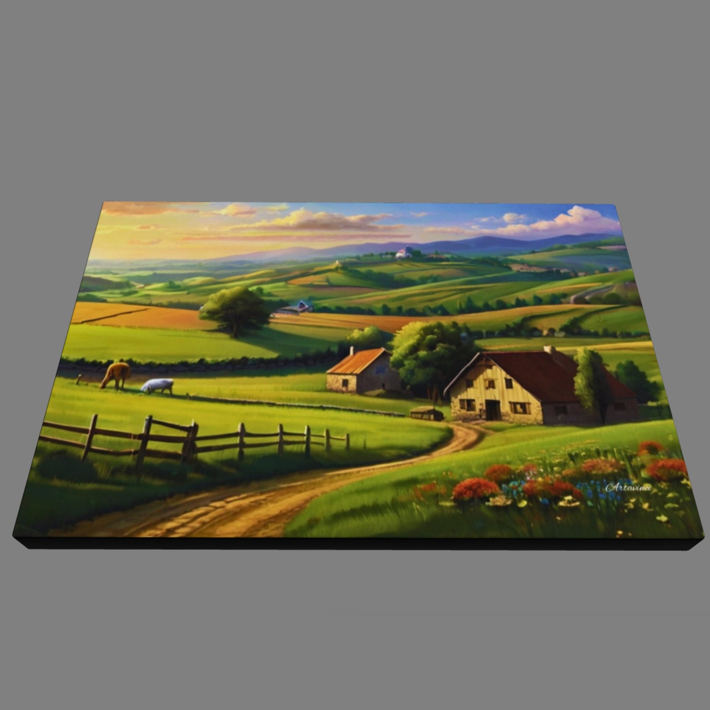 Countryside Canvas Wall Art