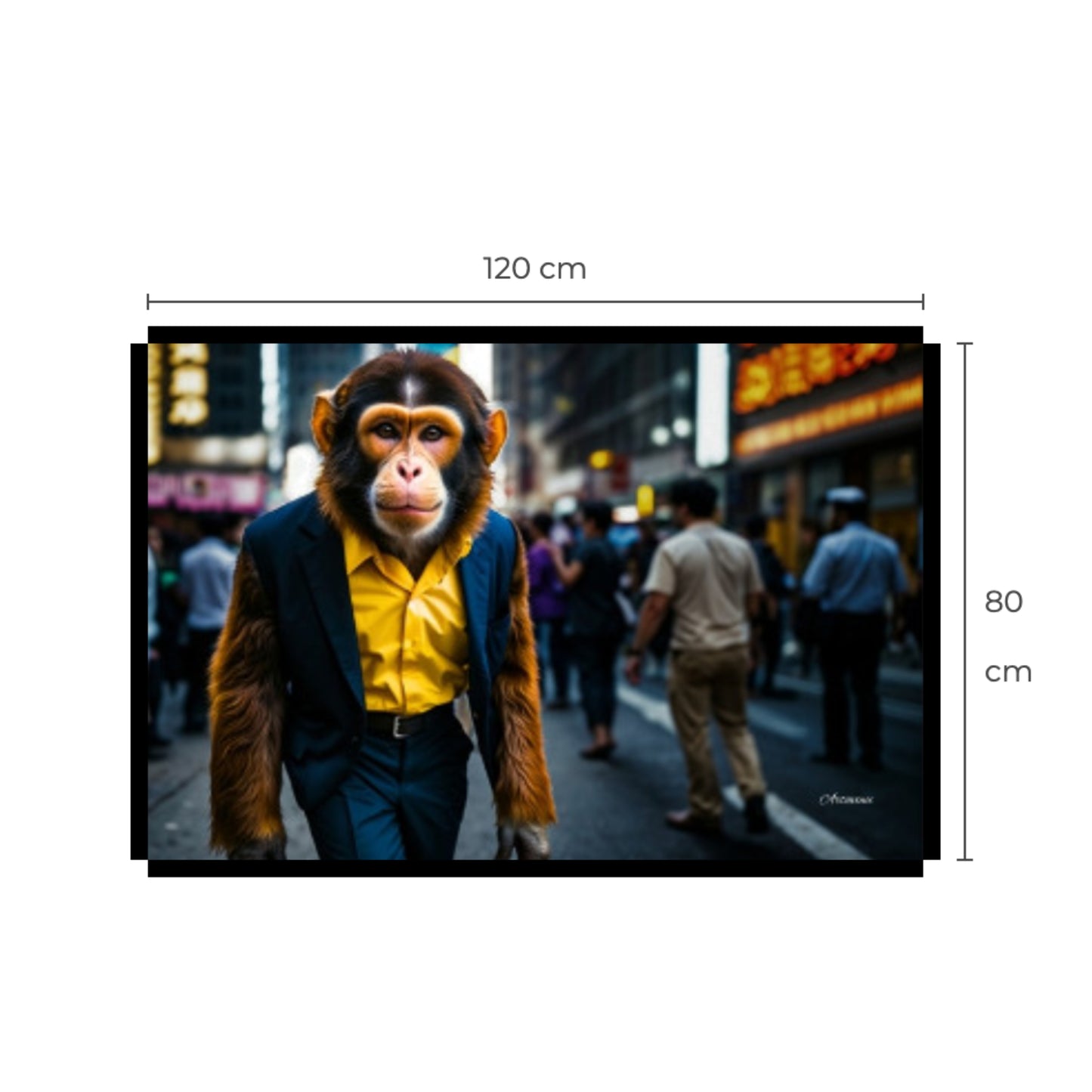 Urban Chic Monkey Wall Art