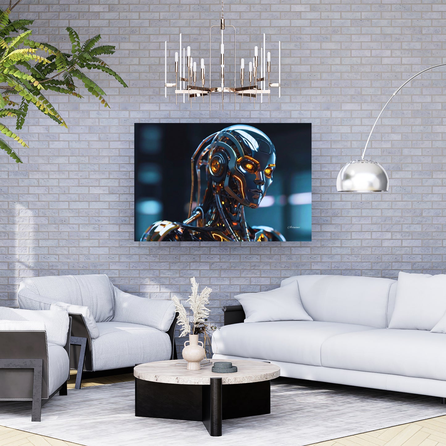 Terminator Style Futuristic Robot Wall Art