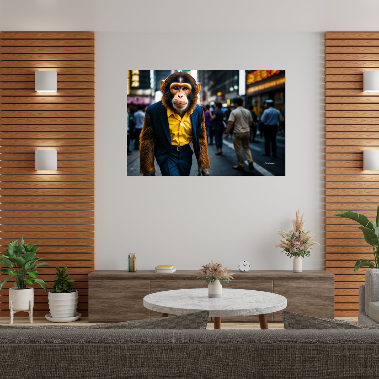 Urban Chic Monkey Wall Art