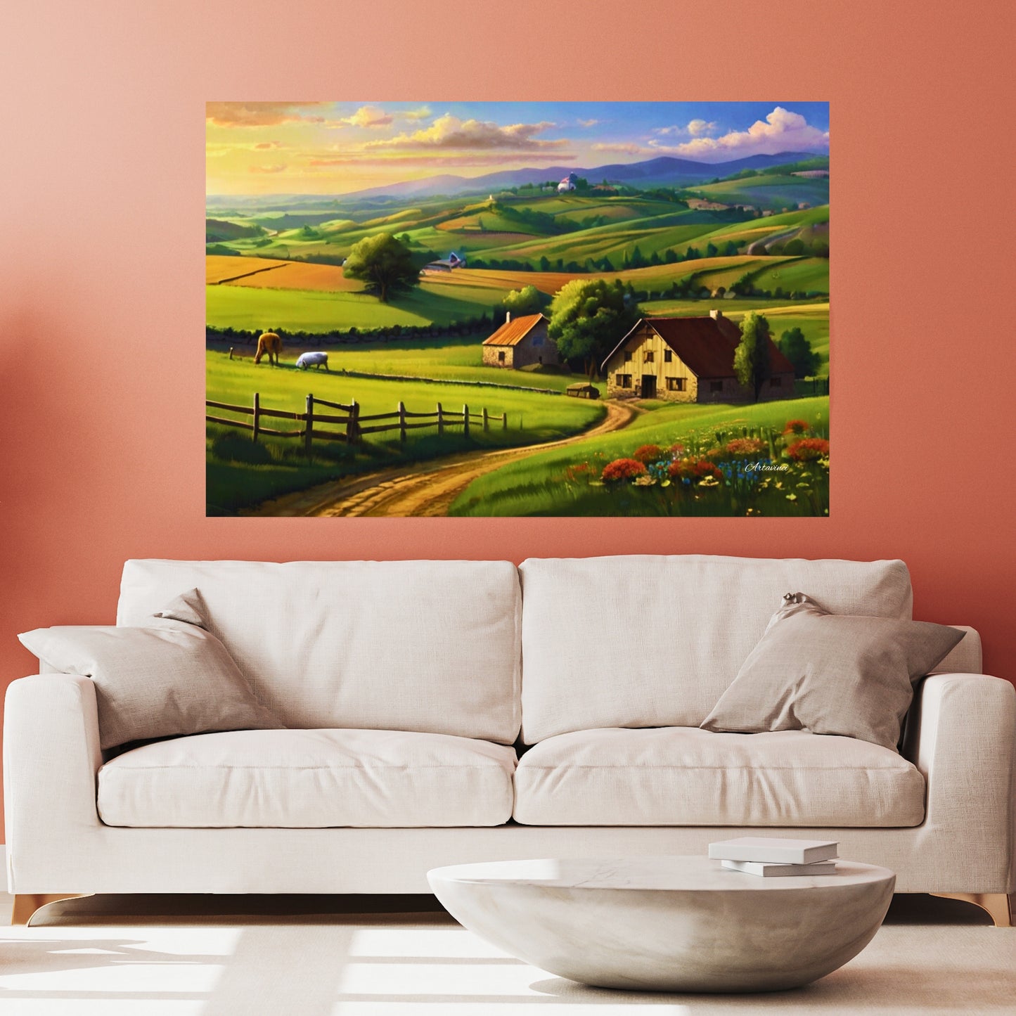 Countryside Canvas Wall Art