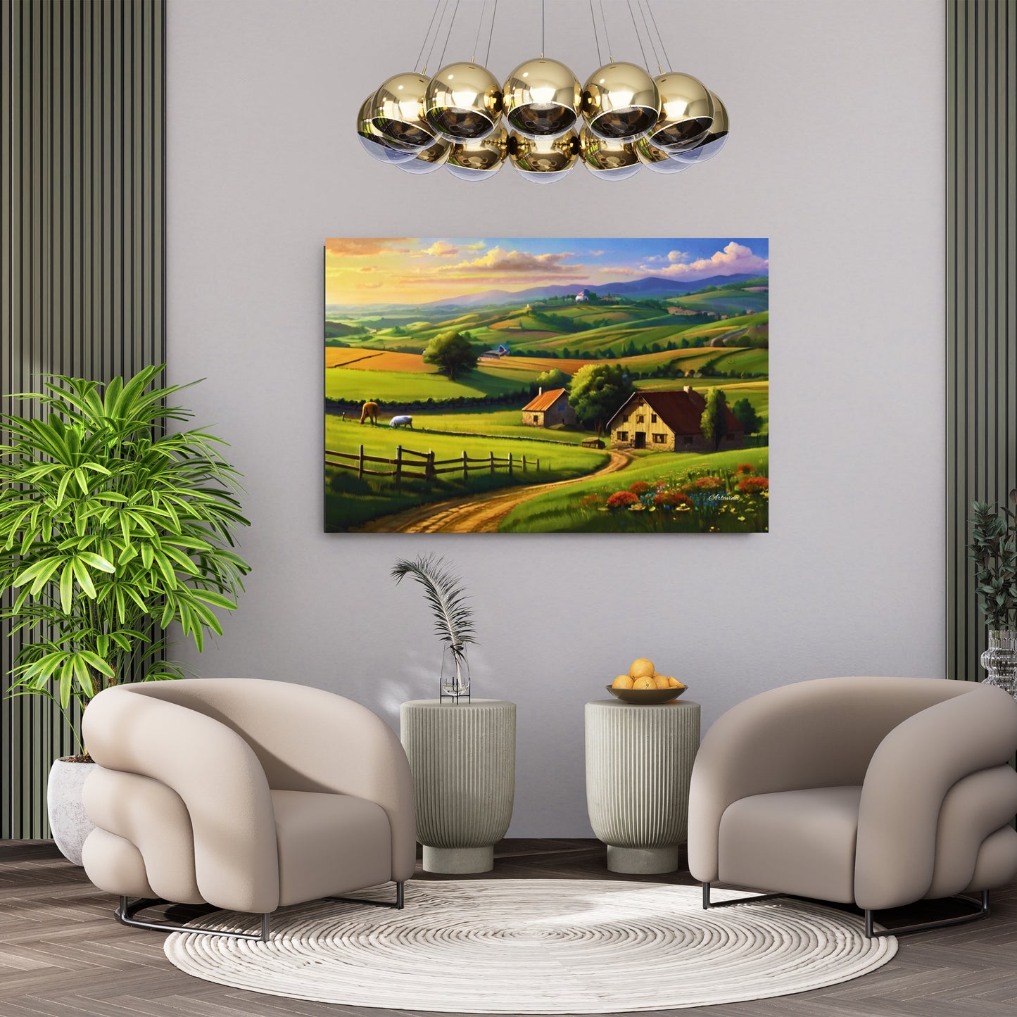 Countryside Canvas Wall Art