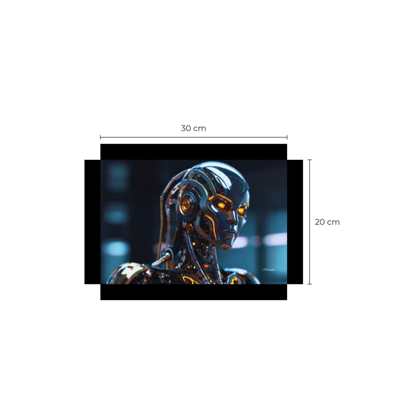 Terminator Style Futuristic Robot Wall Art