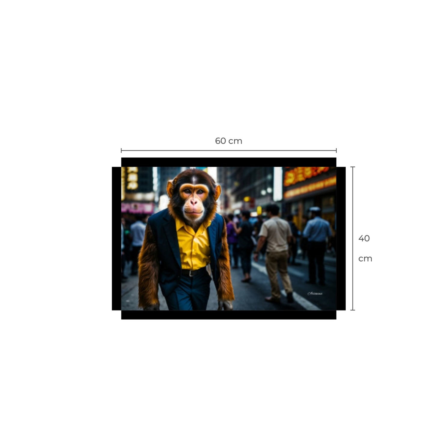 Urban Chic Monkey Wall Art