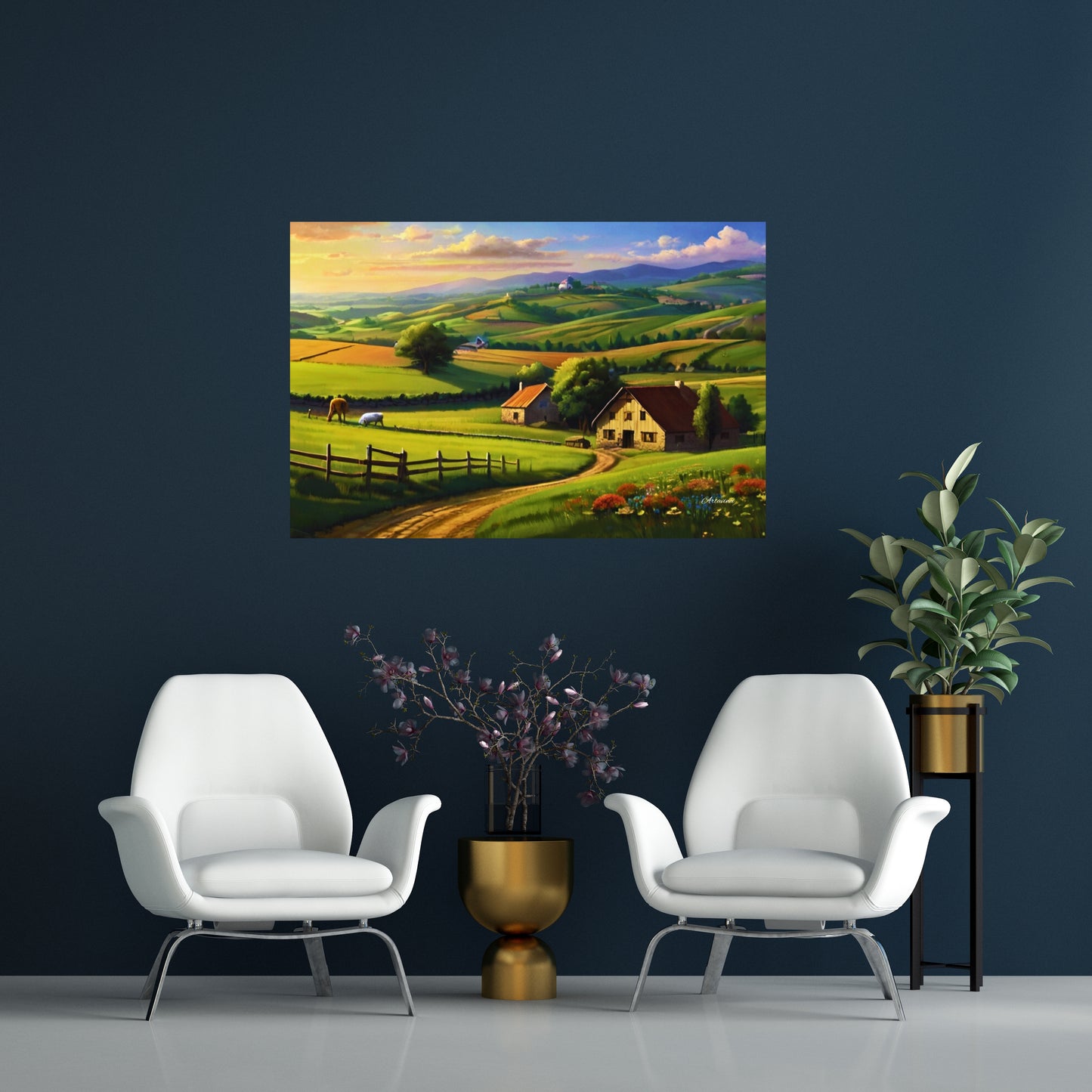 Countryside Canvas Wall Art