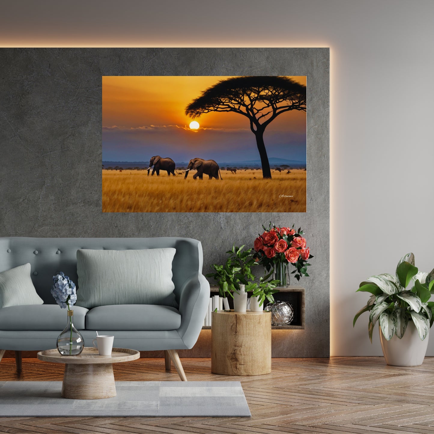 African Savanna Elephants