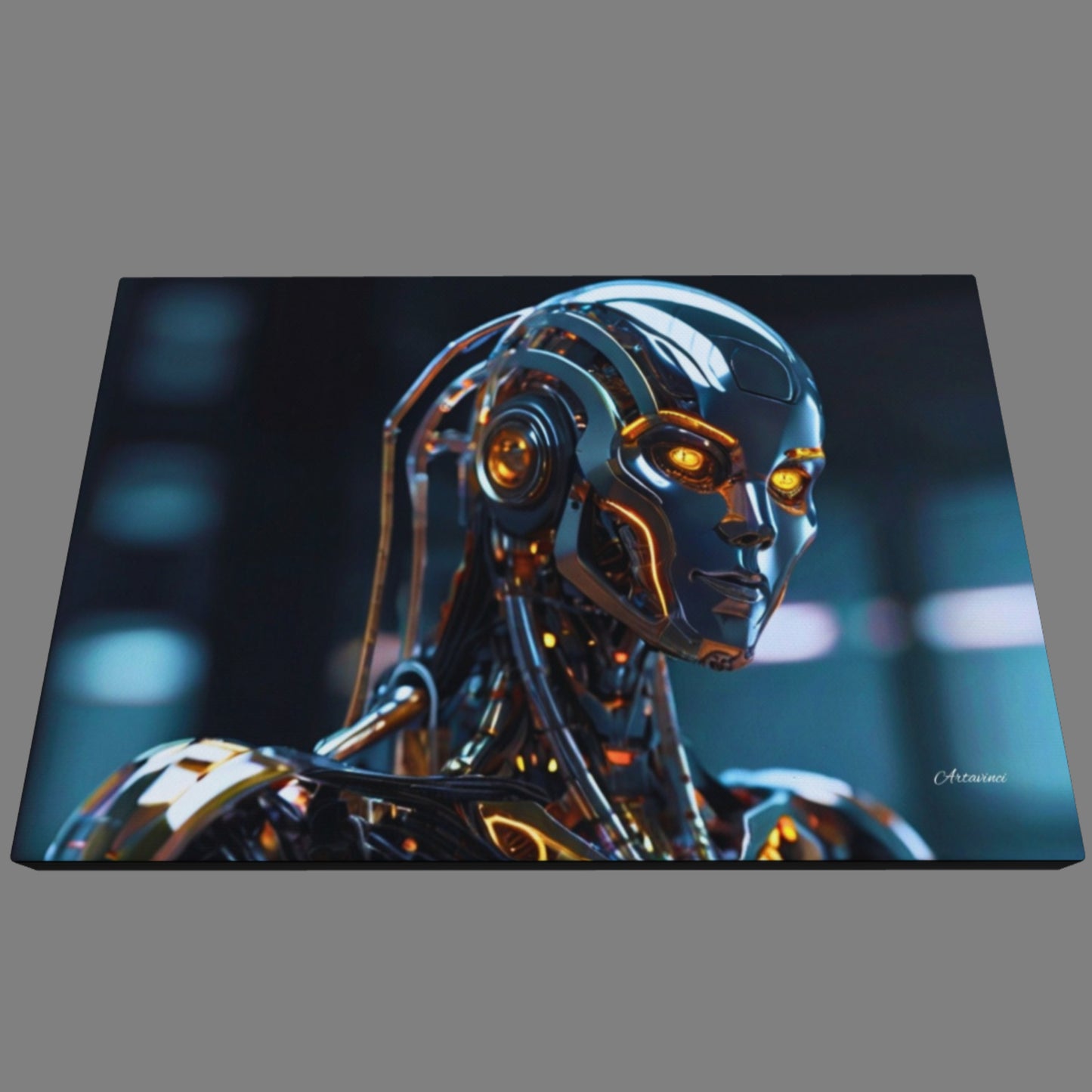 Terminator Style Futuristic Robot Wall Art