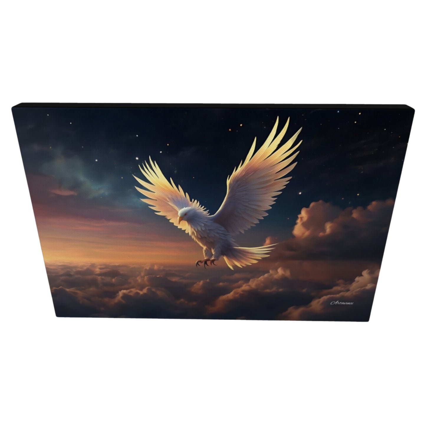 Phoenix in the Sky Canvas Wall Art
