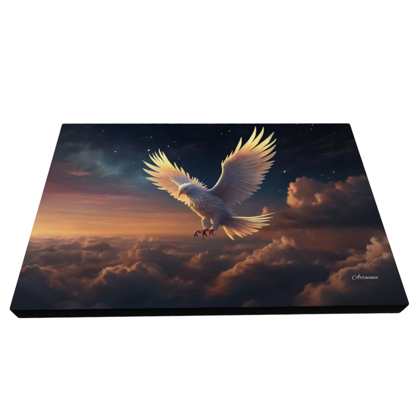 Phoenix in the Sky Canvas Wall Art