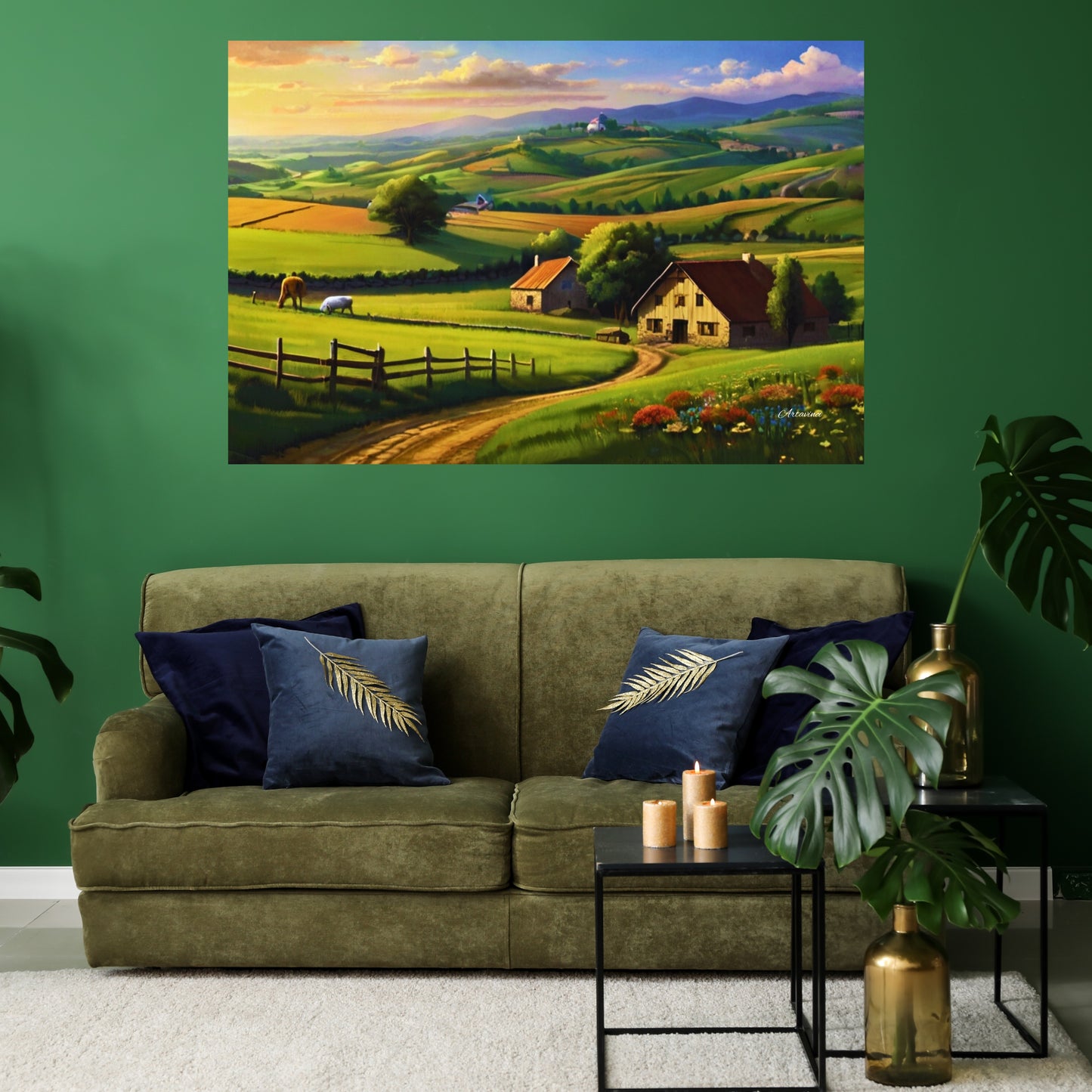Countryside Canvas Wall Art
