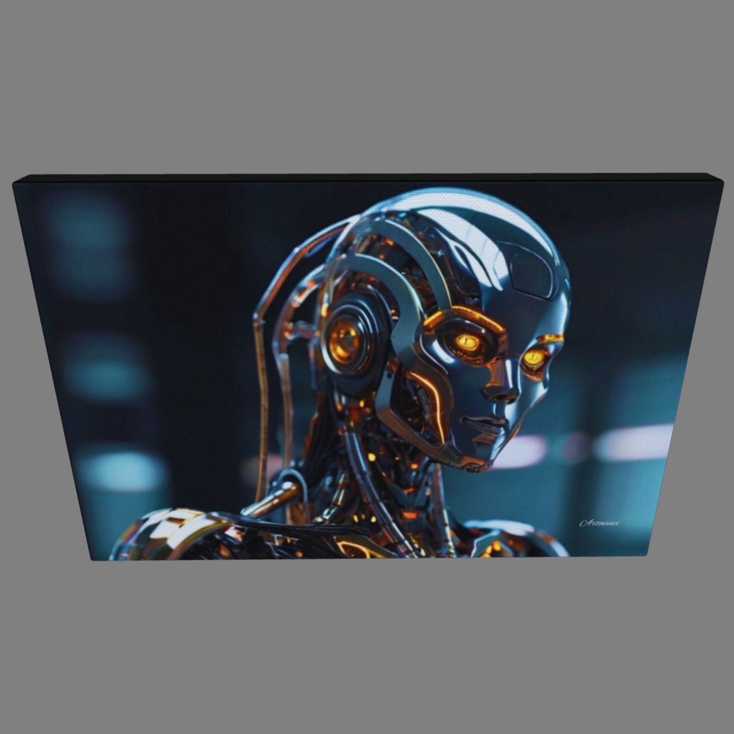 Terminator Style Futuristic Robot Wall Art