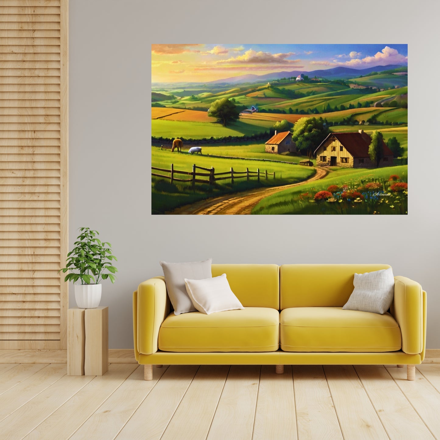Countryside Canvas Wall Art