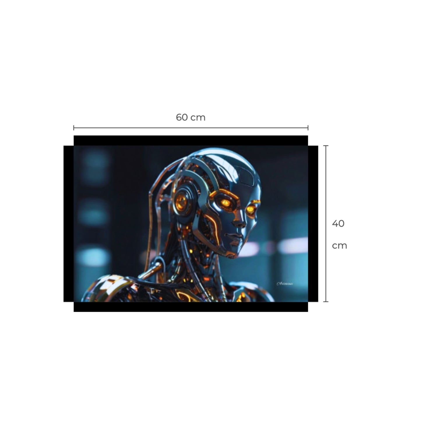 Terminator Style Futuristic Robot Wall Art