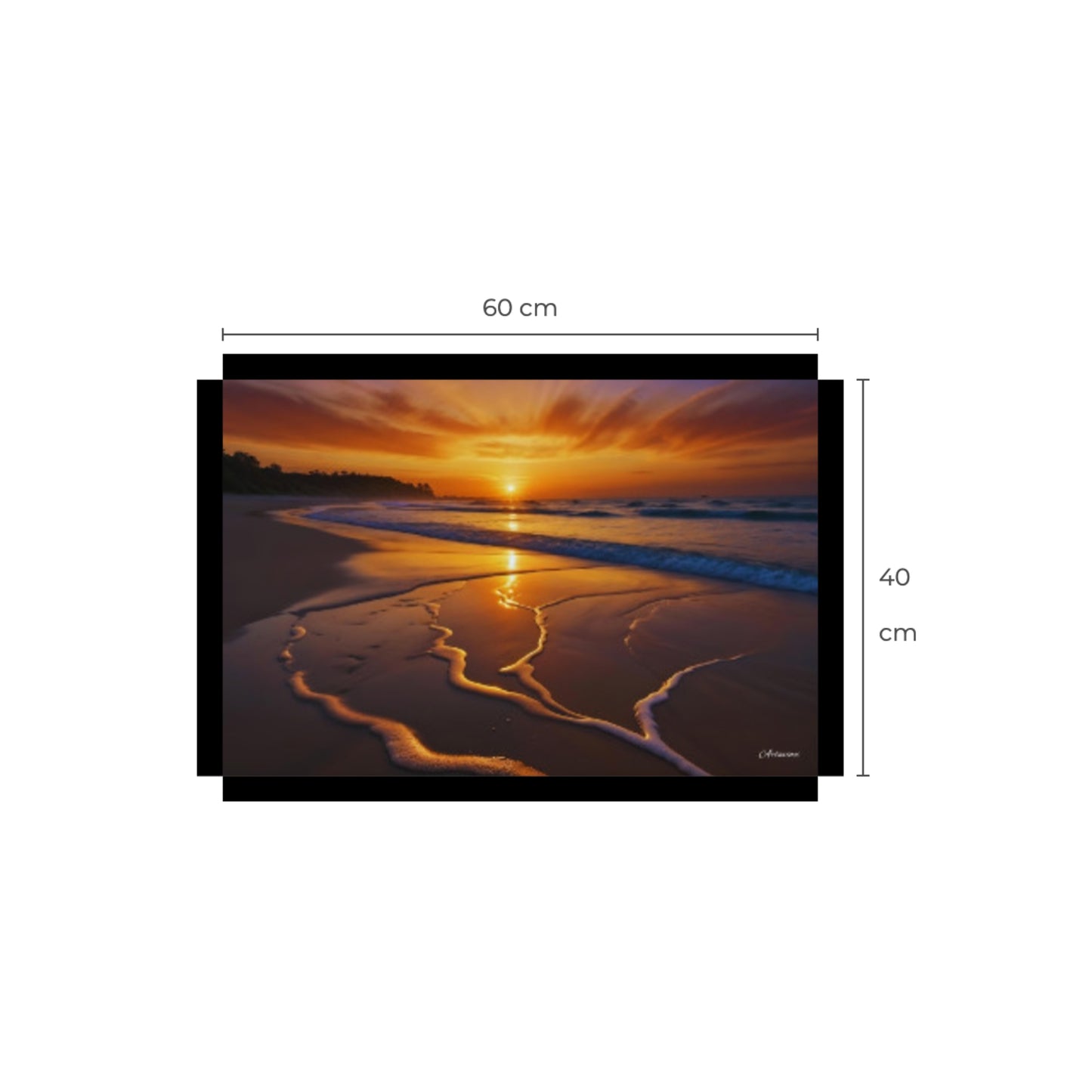 Sunset Canvas Art Print