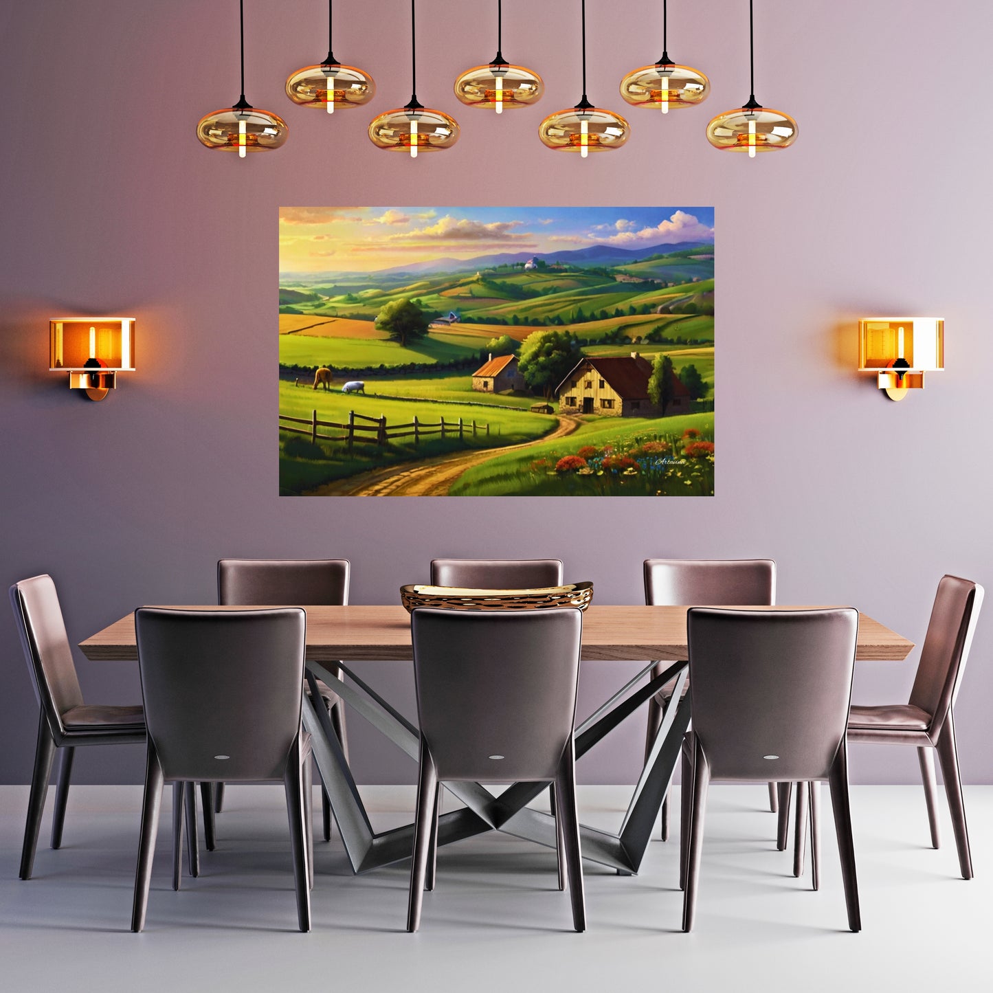 Countryside Canvas Wall Art
