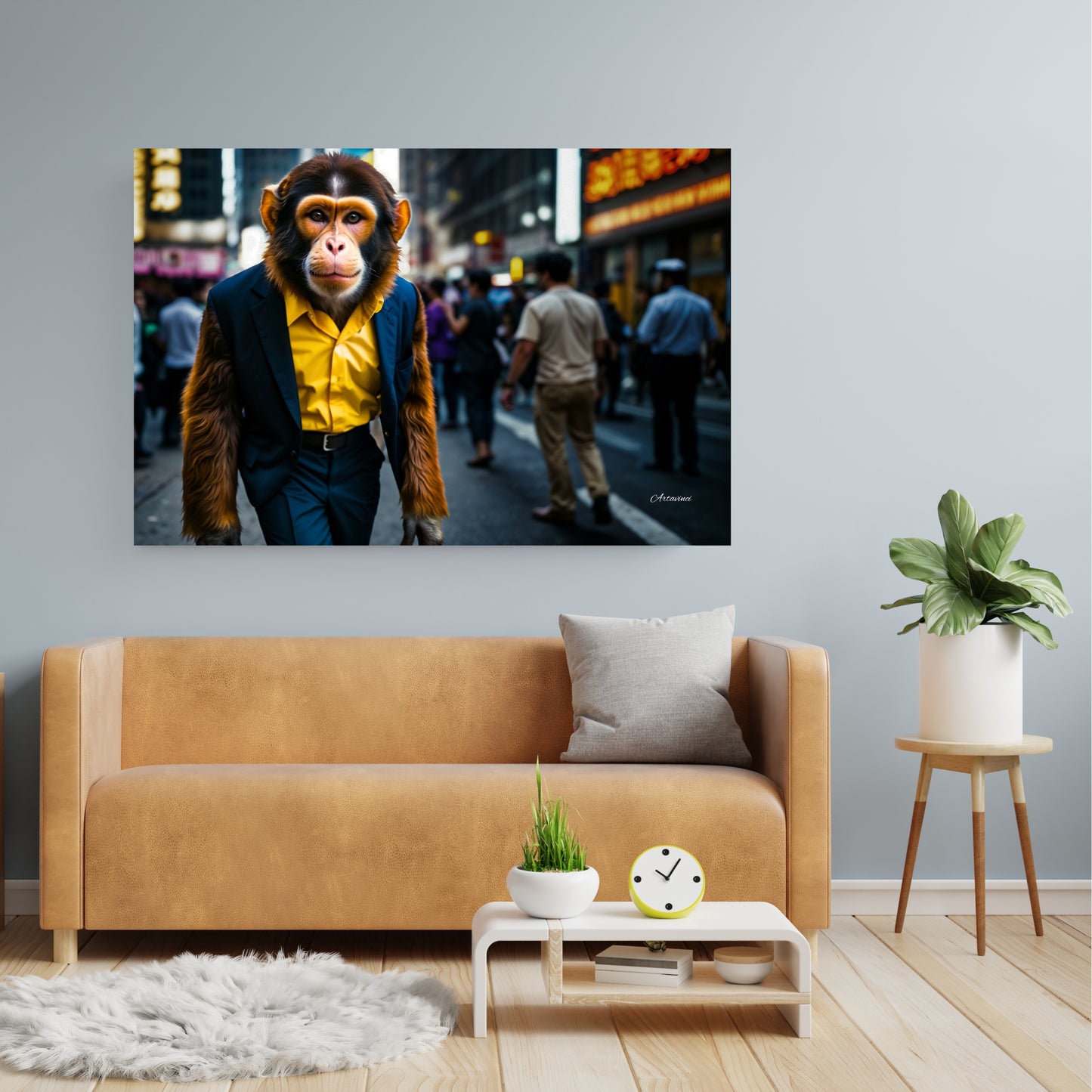Urban Chic Monkey Wall Art