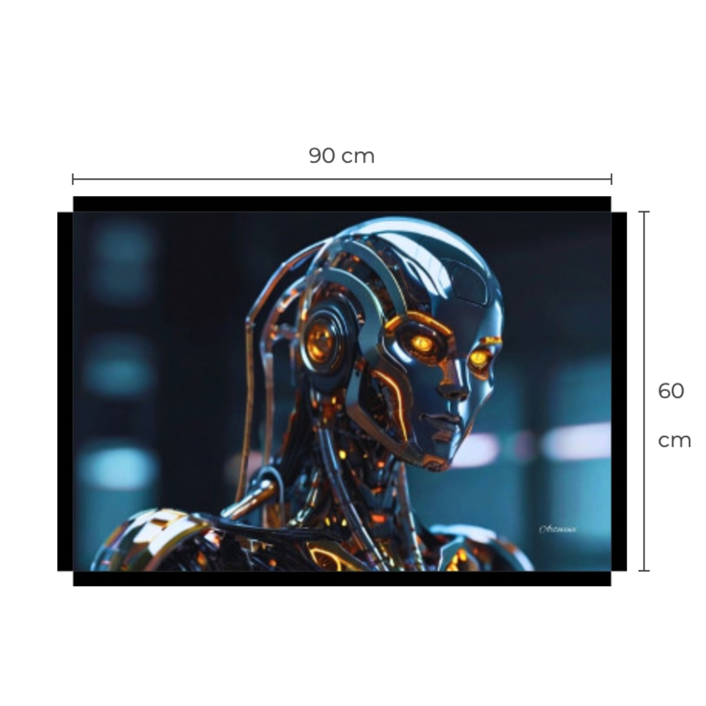 Terminator Style Futuristic Robot Wall Art