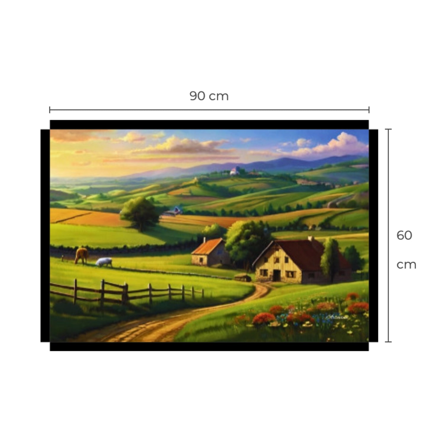 Countryside Canvas Wall Art