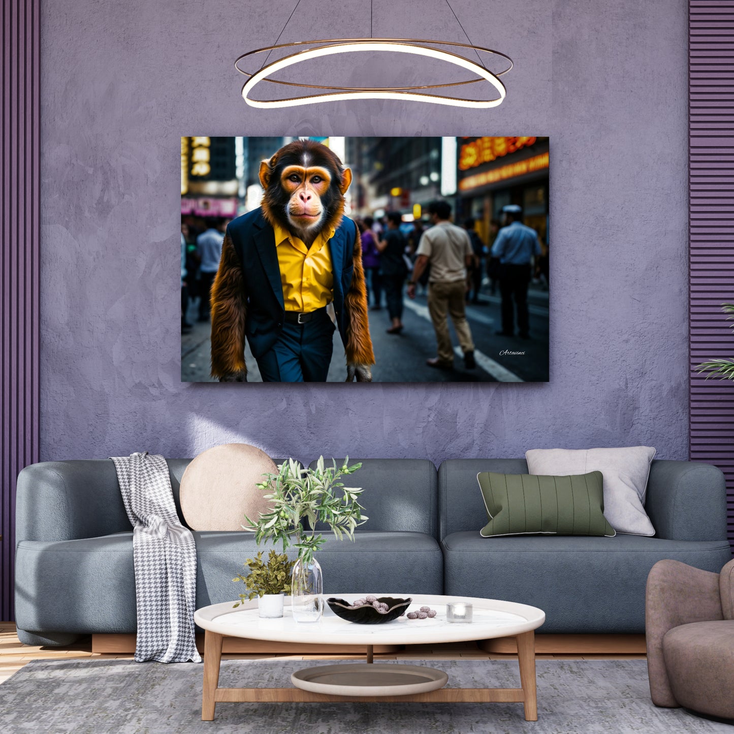 Urban Chic Monkey Wall Art