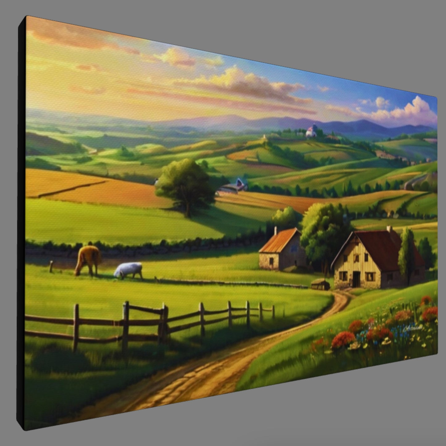 Countryside Canvas Wall Art