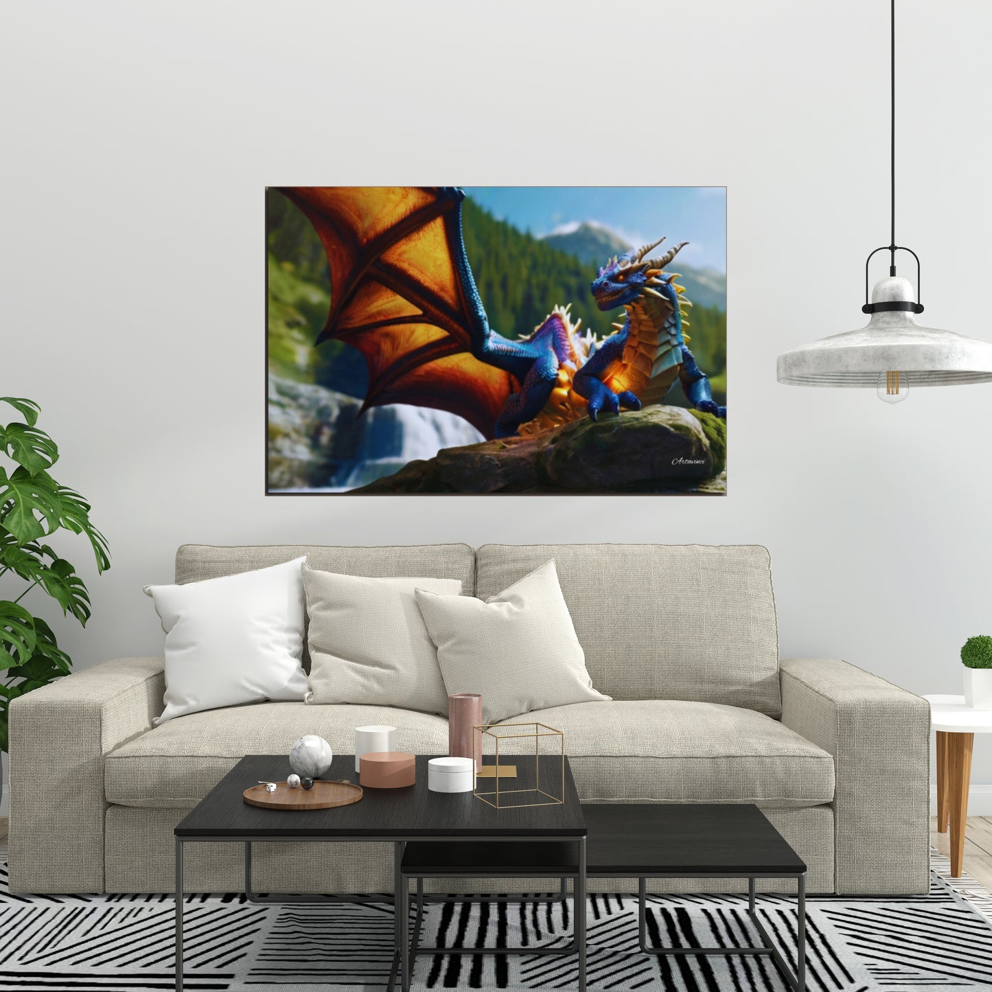 Dragon Canvas Art