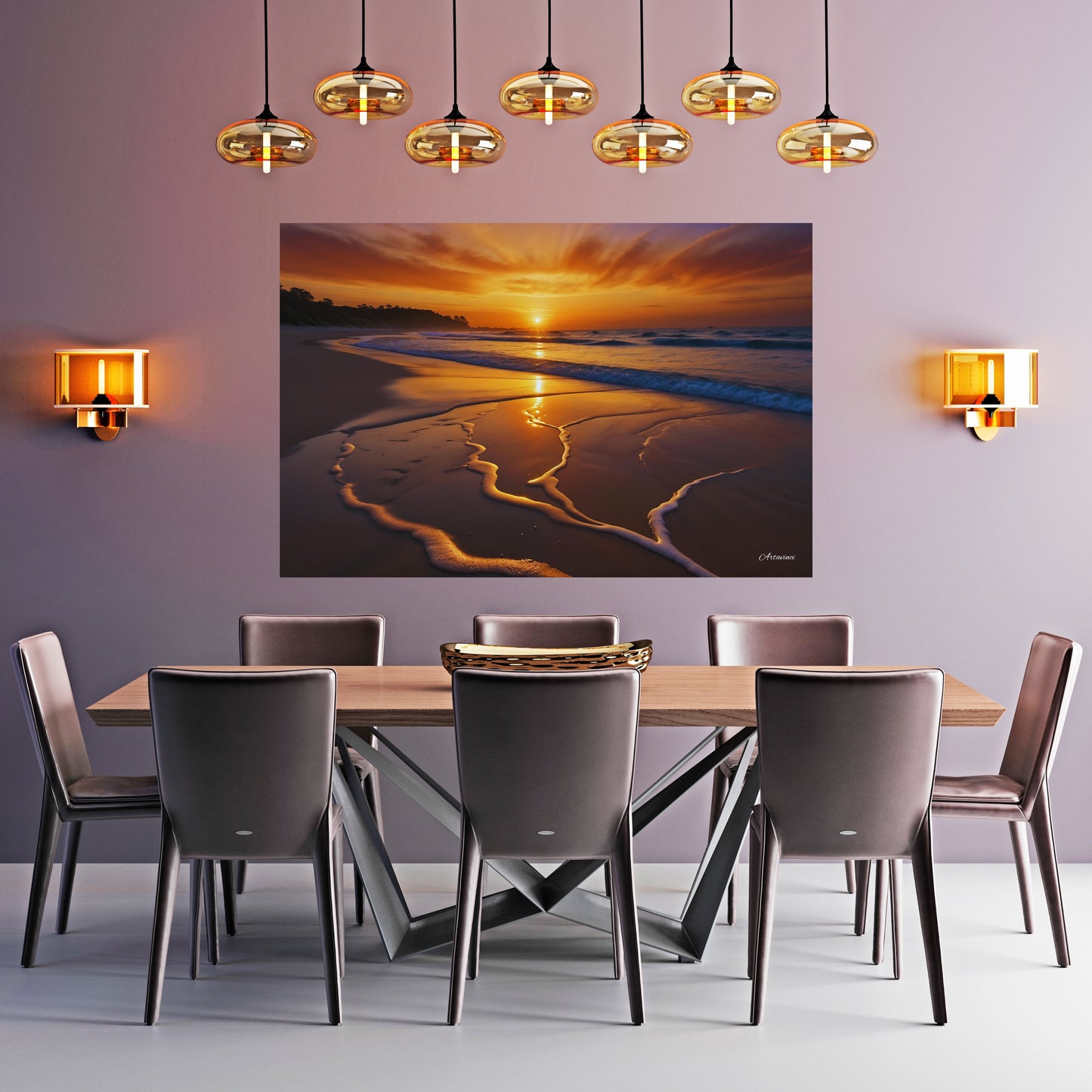 Sunset Canvas Art Print