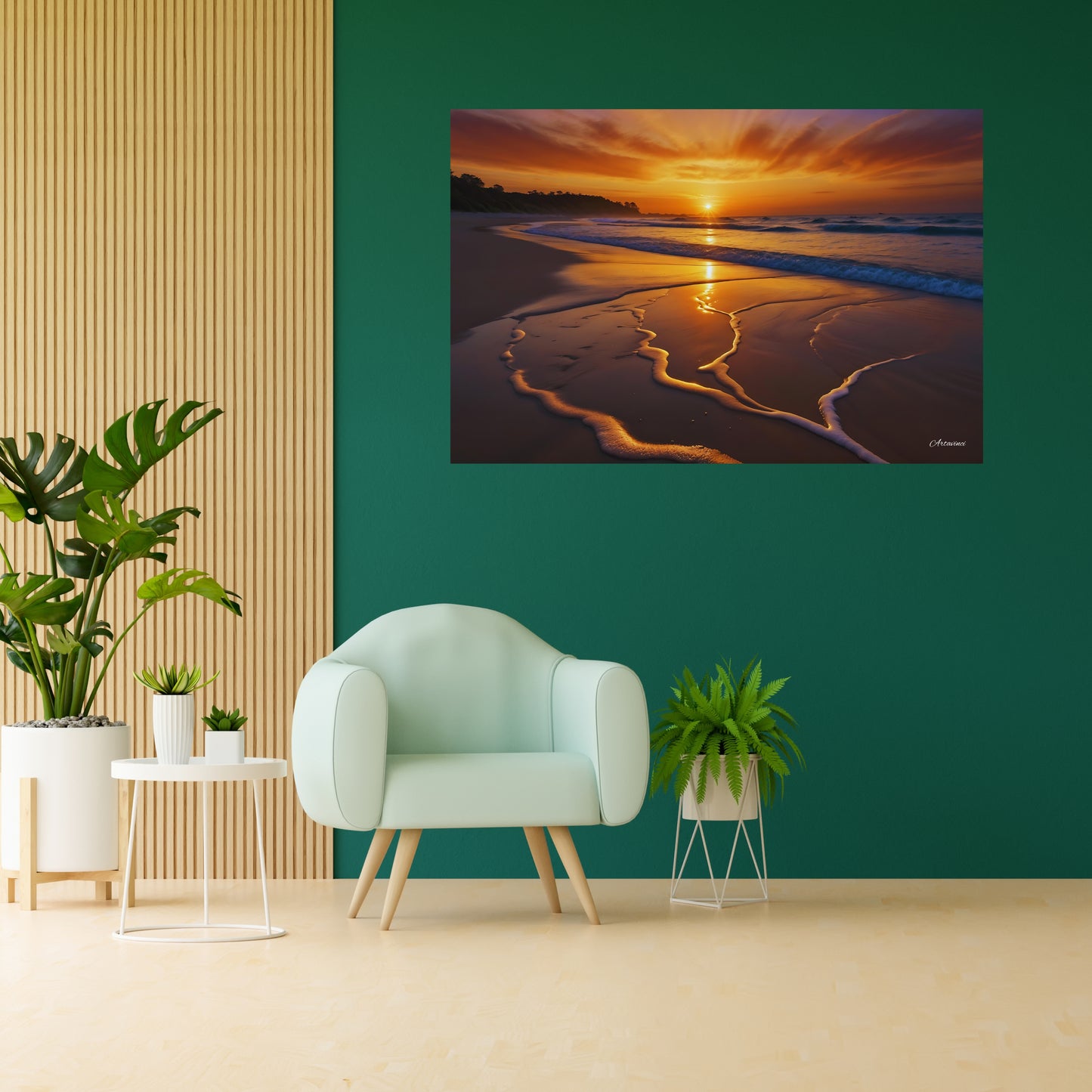 Sunset Canvas Art Print