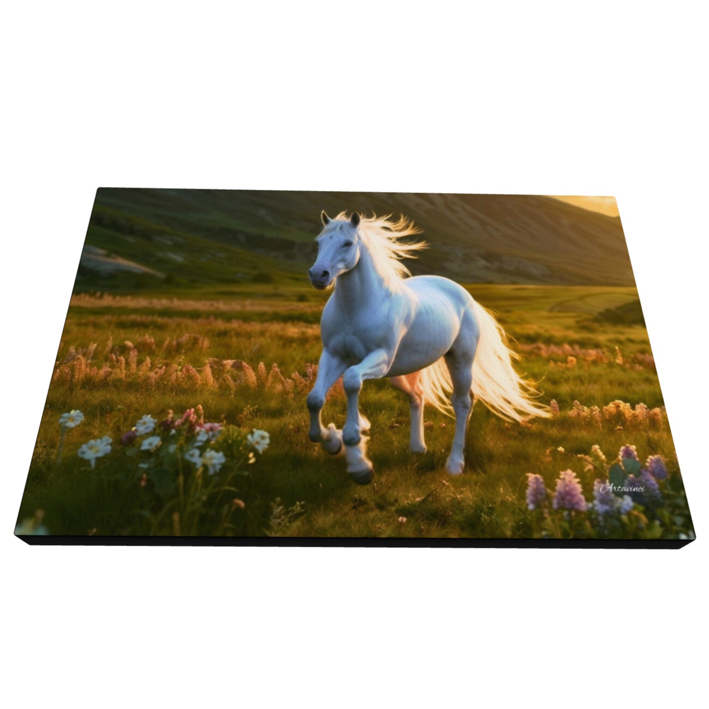 The White Horse Canvas Art