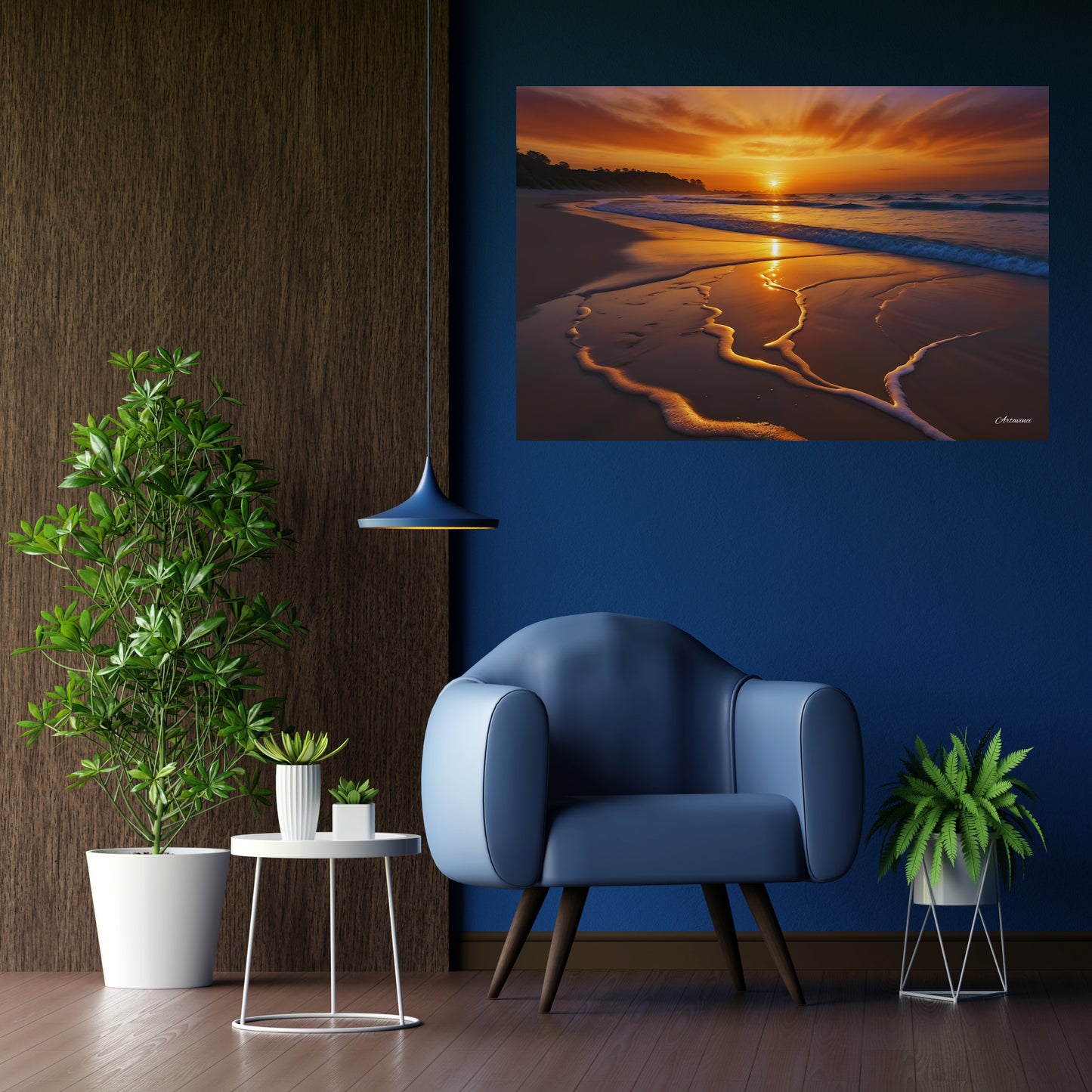 Sunset Canvas Art Print