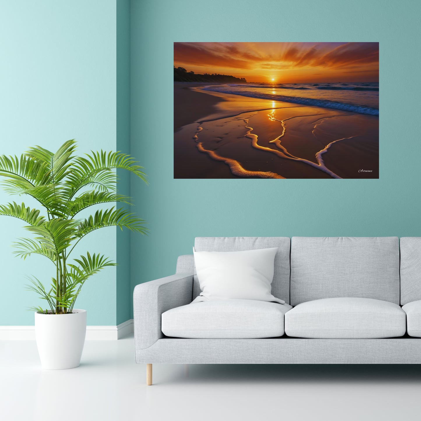 Sunset Canvas Art Print