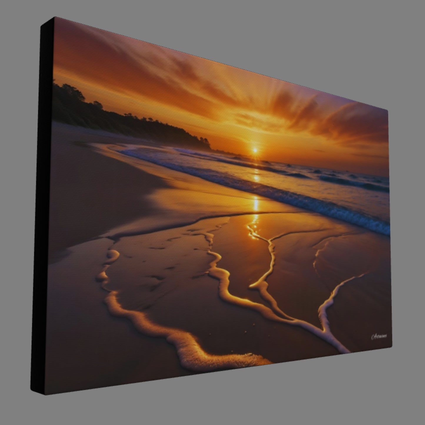 Sunset Canvas Art Print