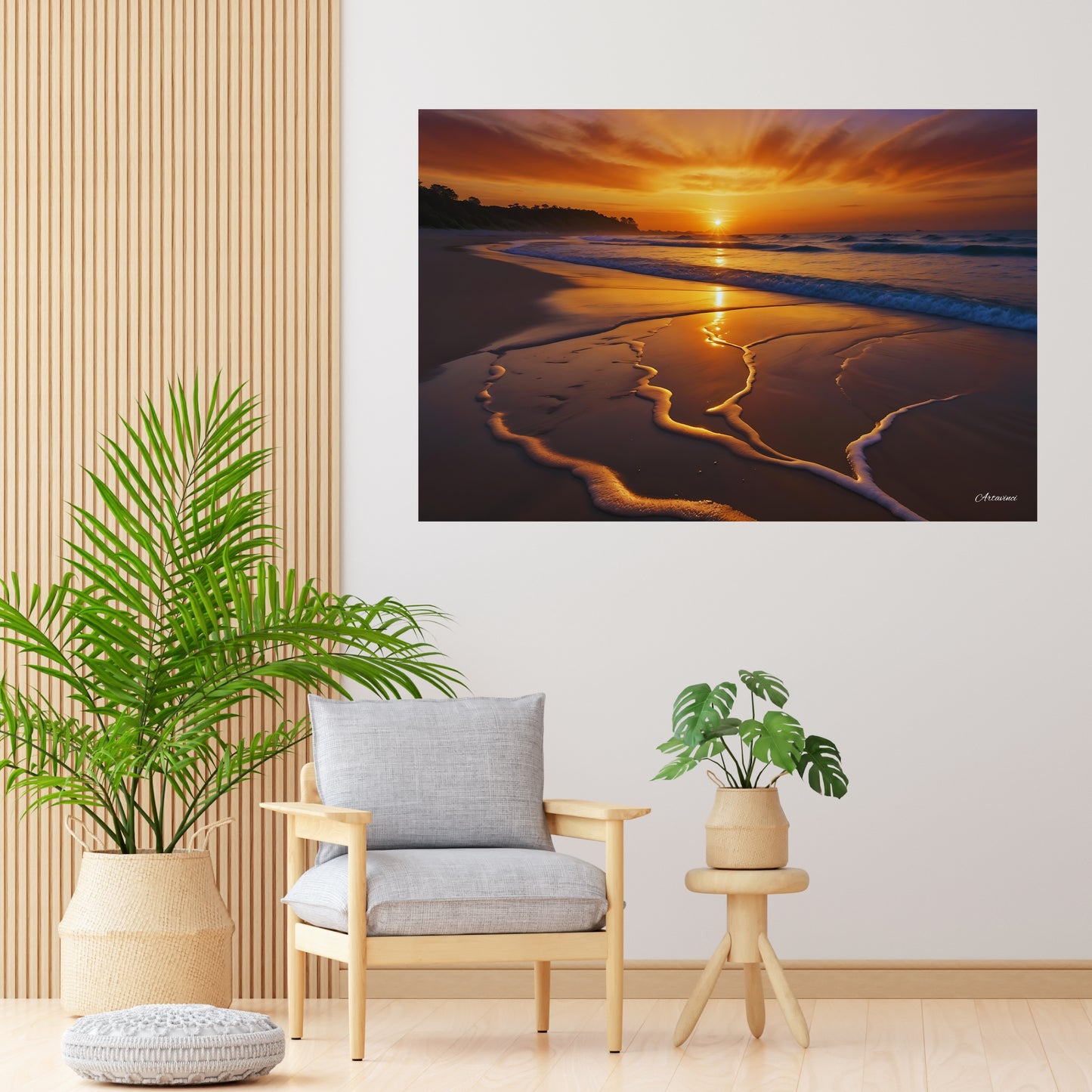 Sunset Canvas Art Print
