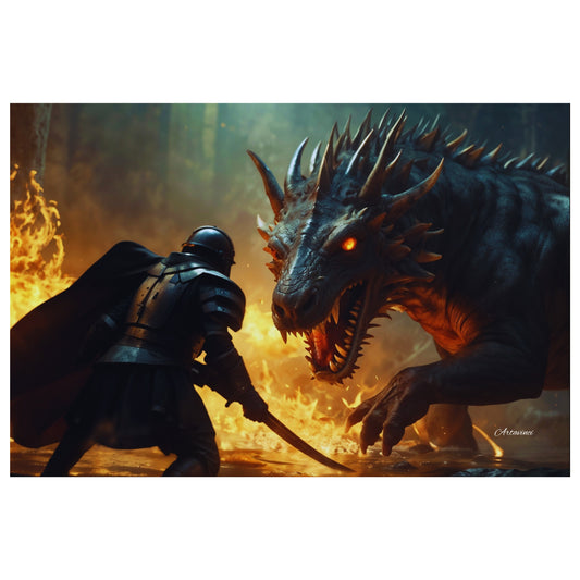 The Black Knight Vs. Legendary creature Fight