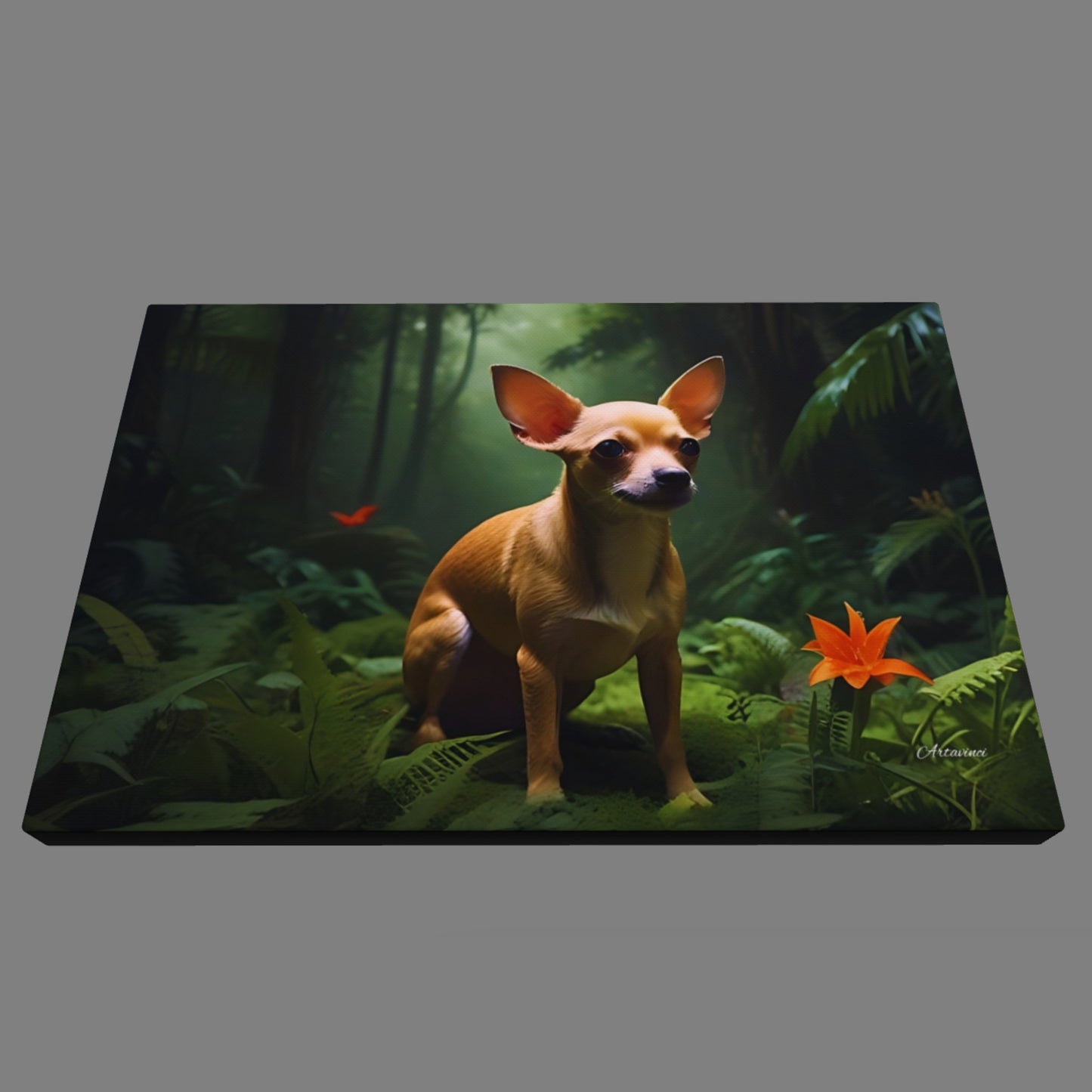 Dog Chihuahua Canvas Art