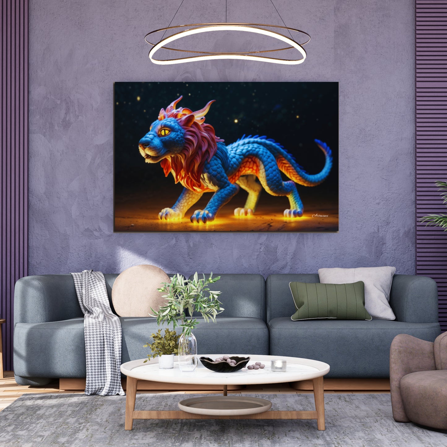 Mythical Hybrid Lion Wall Art