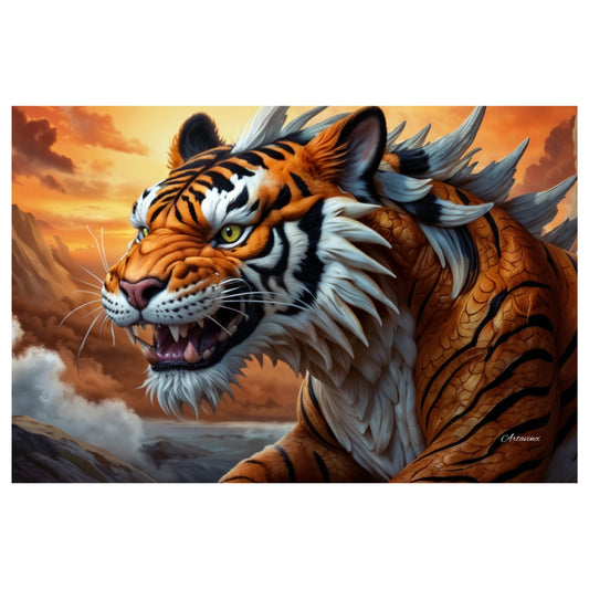 Fantasy Mythical Tiger Wall Art