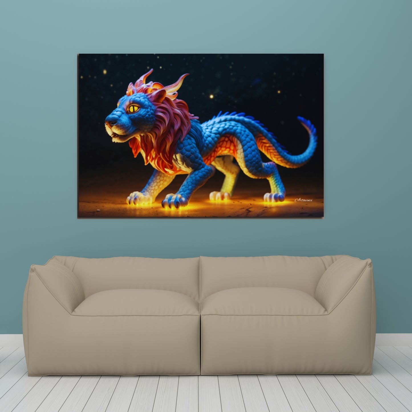 Mythical Hybrid Lion Wall Art