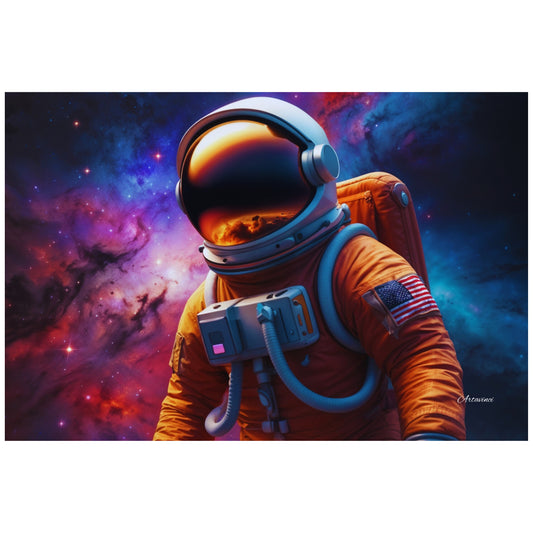 Space Man in Orbit Wall Art