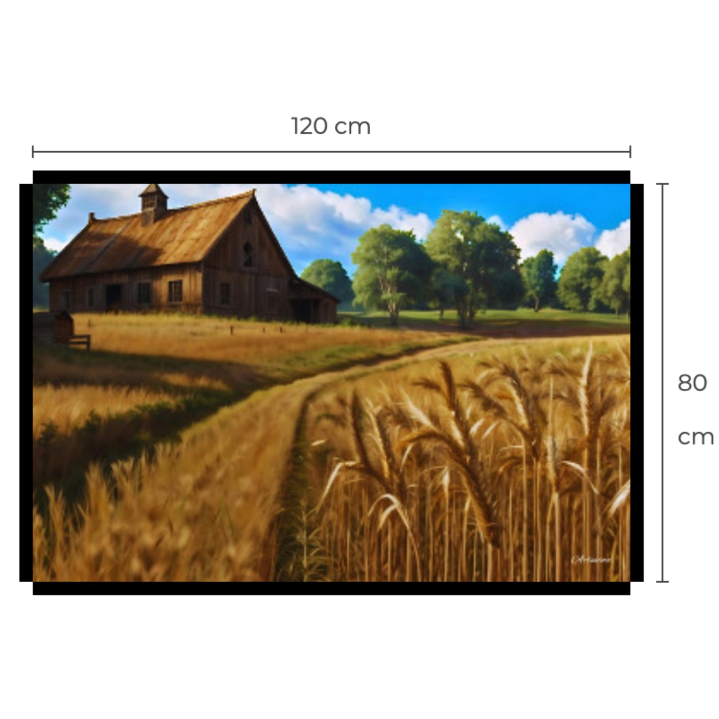 Farmhouse Barn Canvas Wall Art