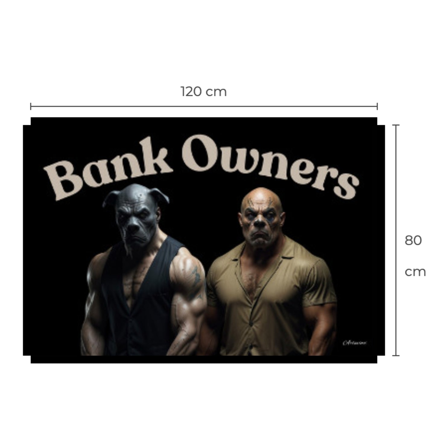 Bank Owners - Canvas Wall Art Print