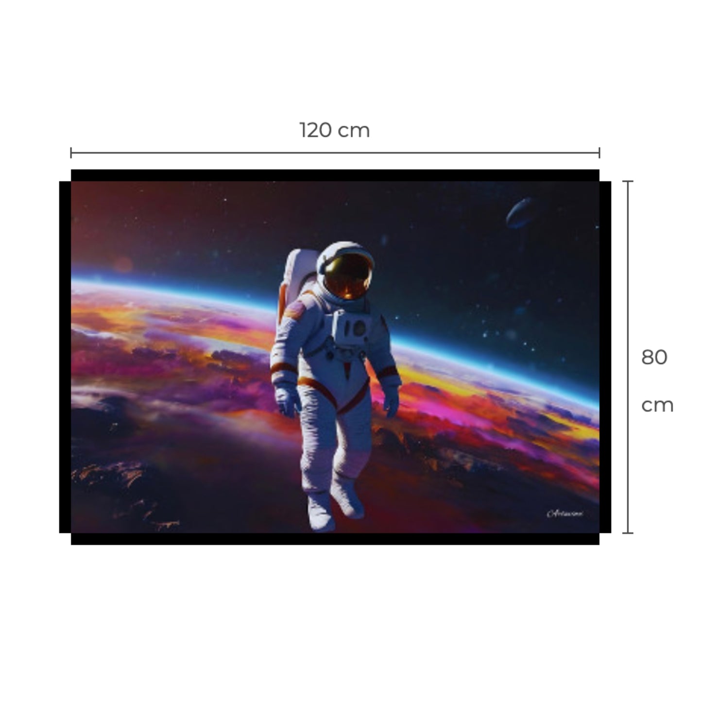 Astronaut Space Man Canvas Art