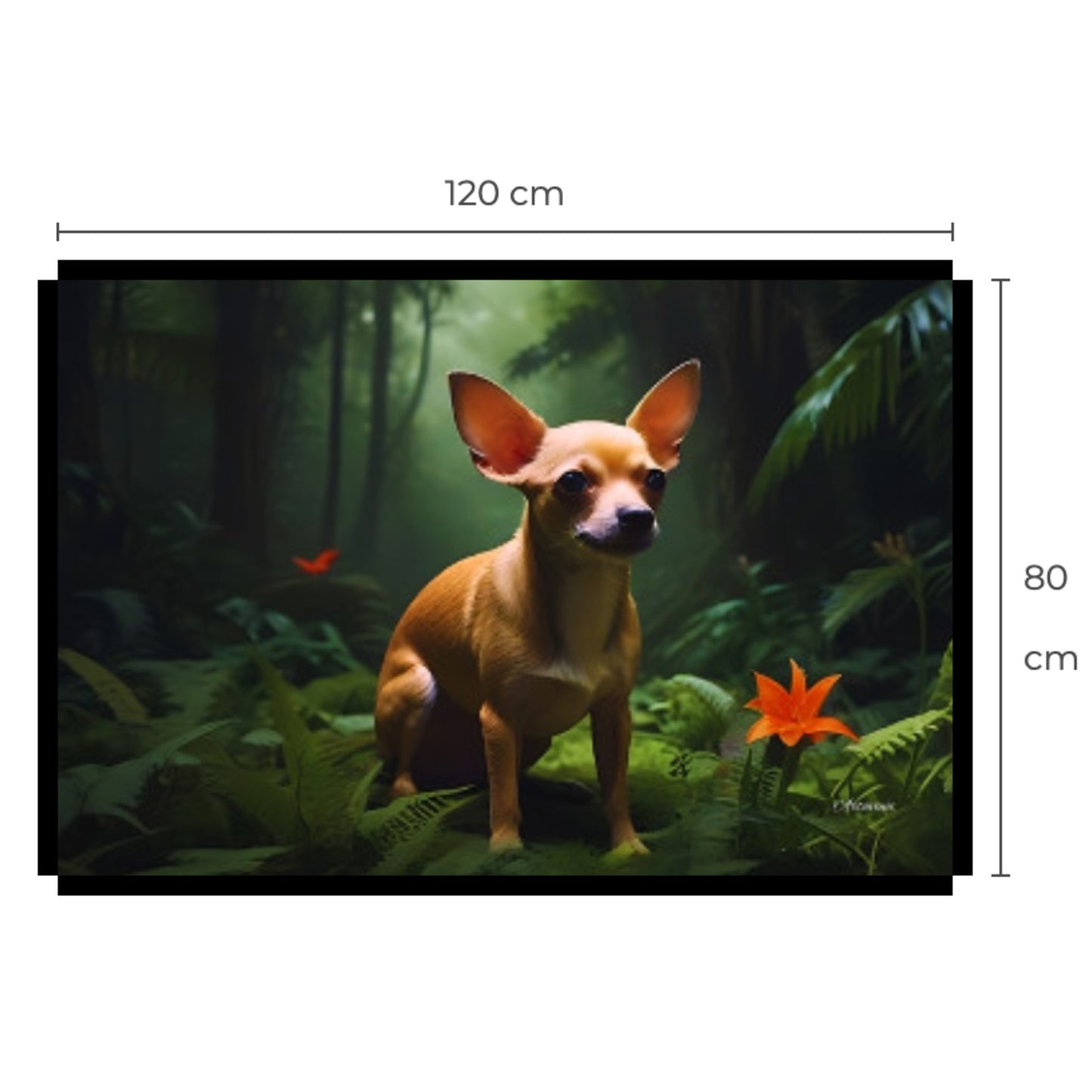 Dog Chihuahua Canvas Art