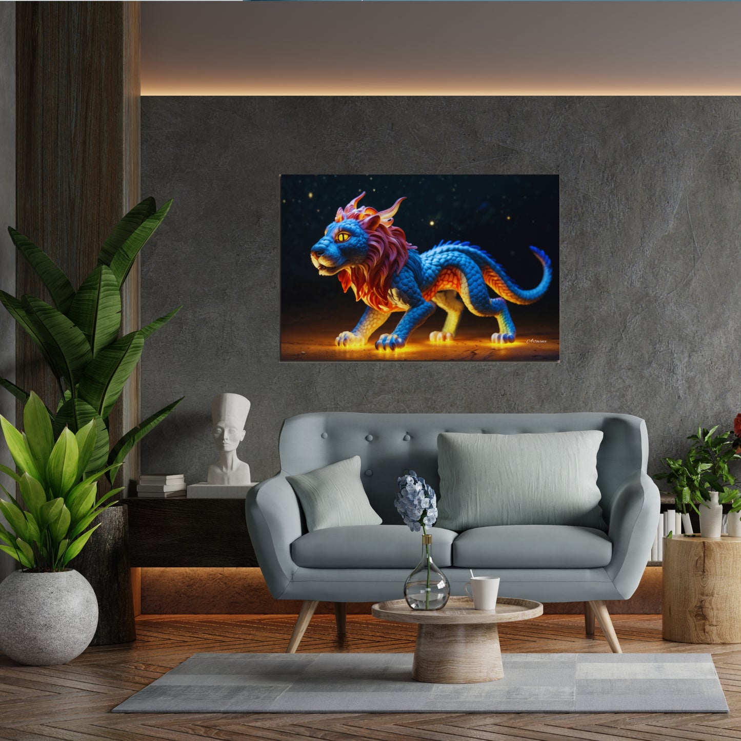 Mythical Hybrid Lion Wall Art