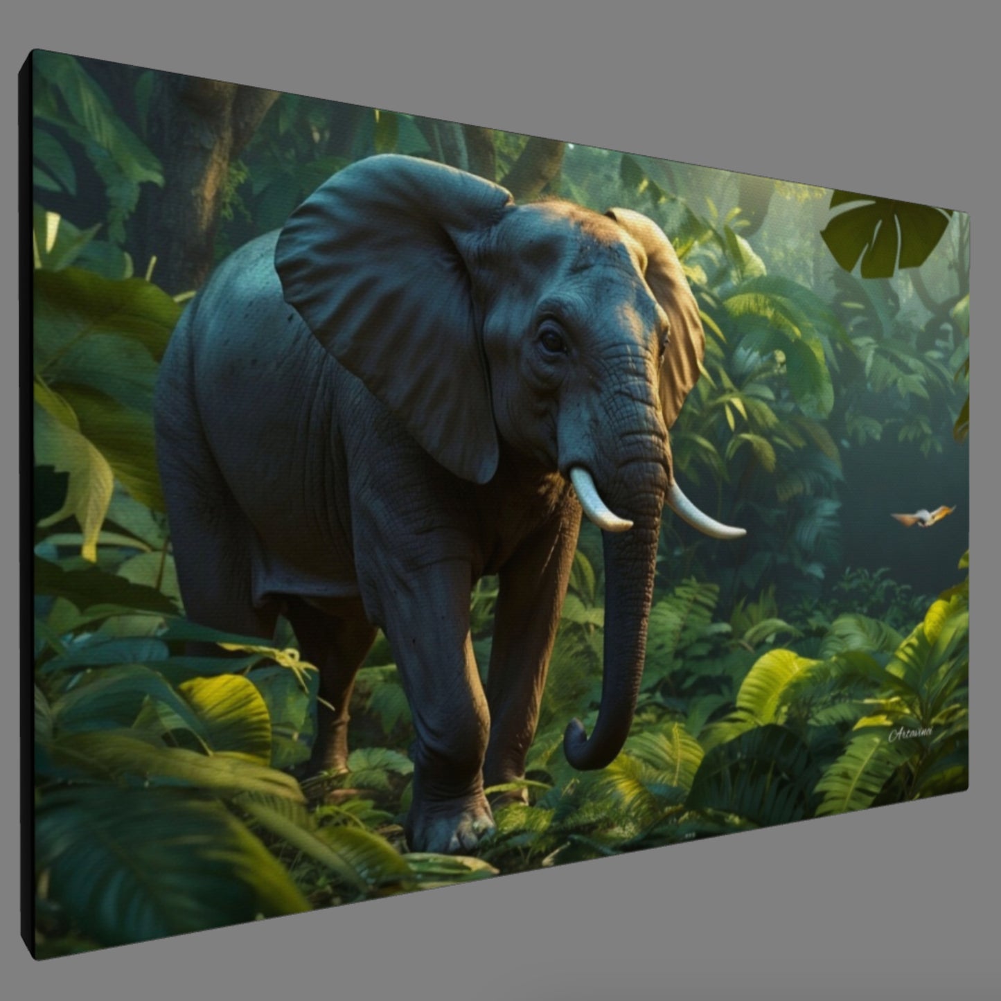 Elephant in The Jungle