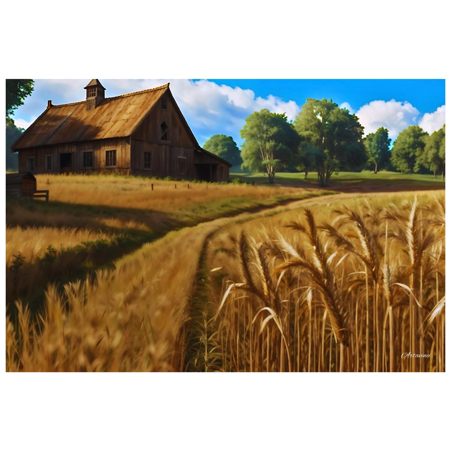 Farmhouse Barn Canvas Wall Art