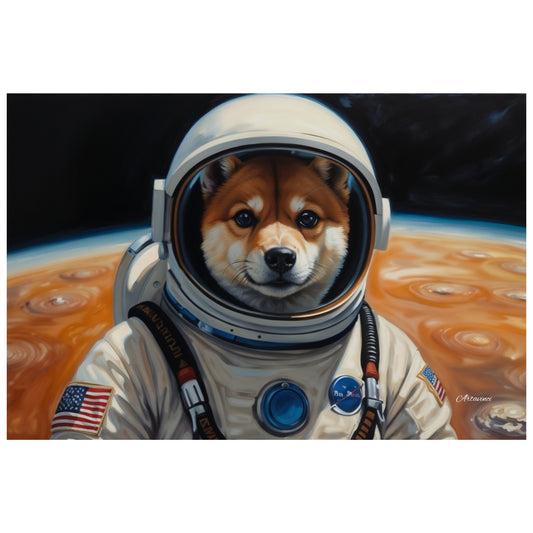 Shiba-Inu Space Dog Astronaut