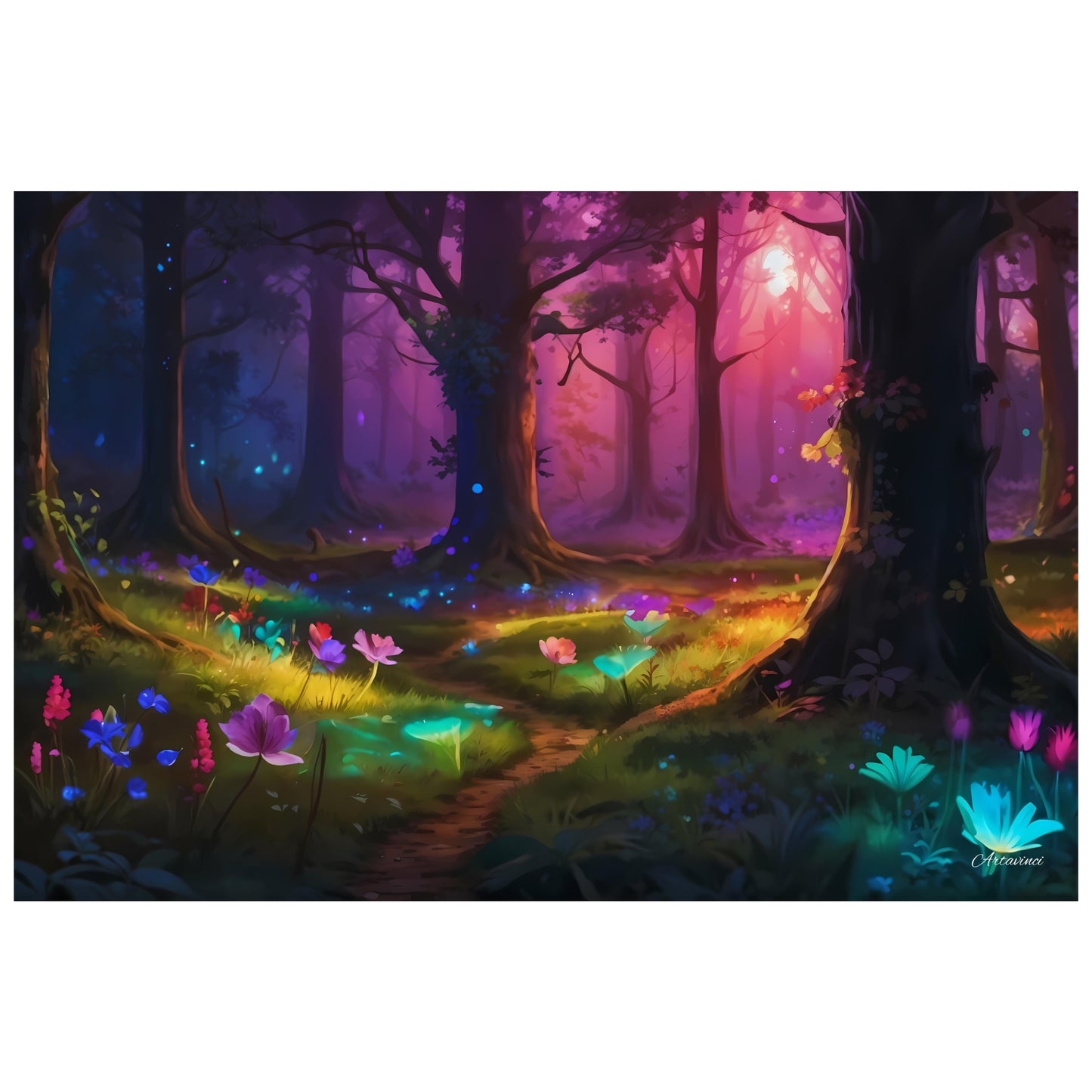 The Enchanted Forest Canvas Art Print