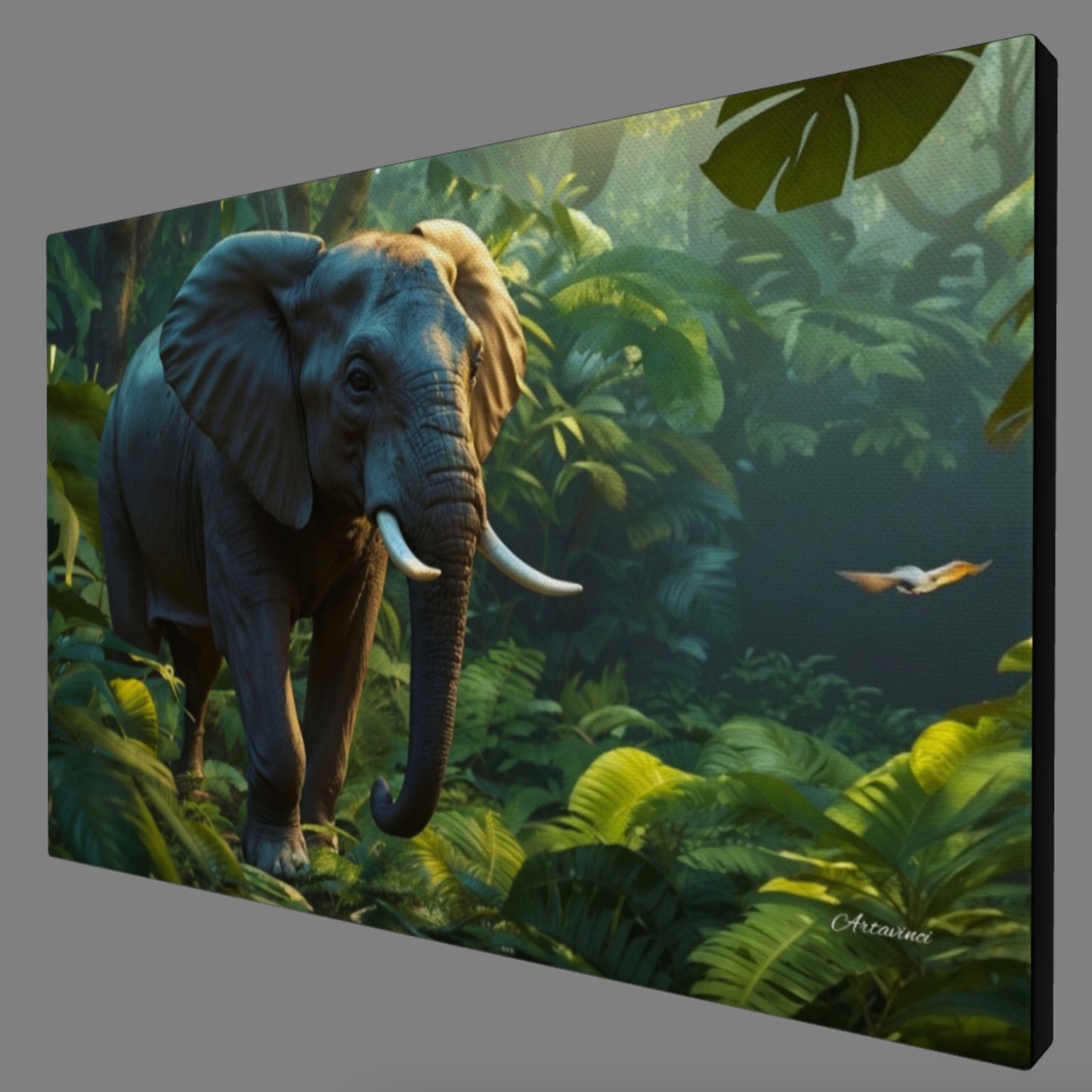 Elephant in The Jungle